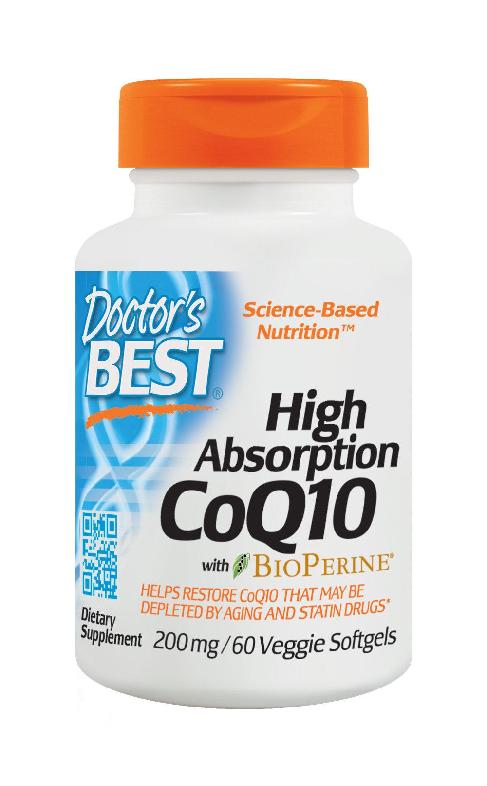 DOCTORS BEST HIGH ABSORPTION CoQ10 200mg 60 Vegetáriánus tabletta